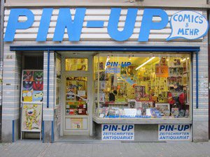 Ladenfront Pin up Comics & Mehr Ladenfront